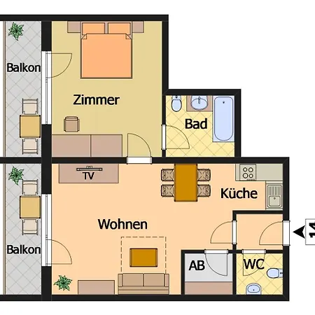 Appartement Arcadia Appartments *